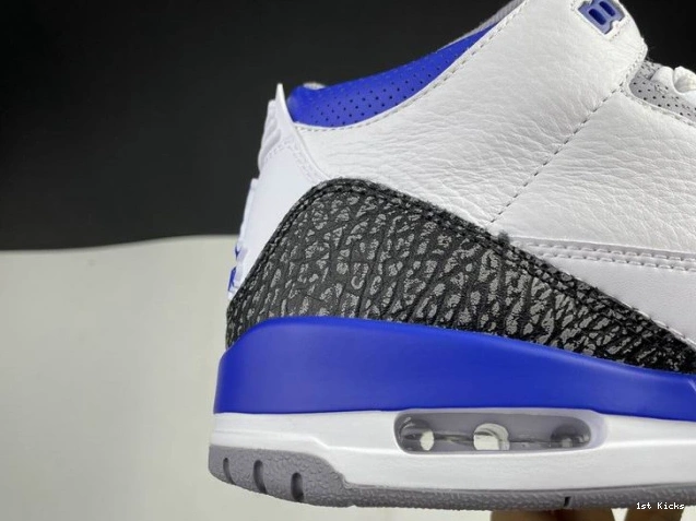 1st Kicks Shoes CT8532-145 Blue Racer 3 Jordan Air 0712